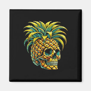 Skull Ananas Sungles Aloha Strände Hawaii Magnet