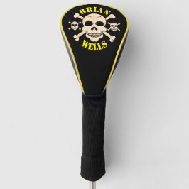 Skull and Crossbones Golf Head Cover (Treiber) Headcover