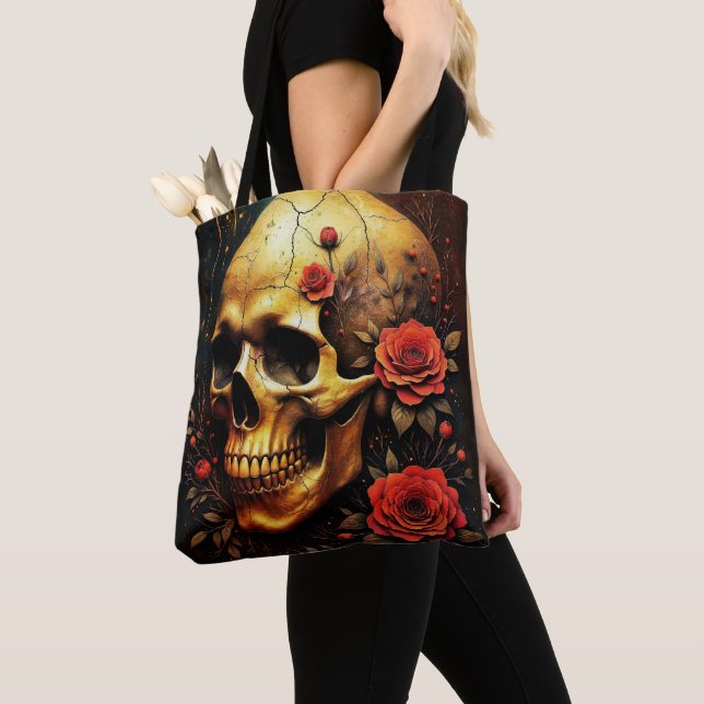 Skull and roses tasche (Von Nahem)