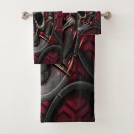 Skull Ars Longa Vita Brevis Badhandtuch Set