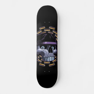 Skull Art Design Skateboard