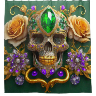 Skull Art Duschvorhang