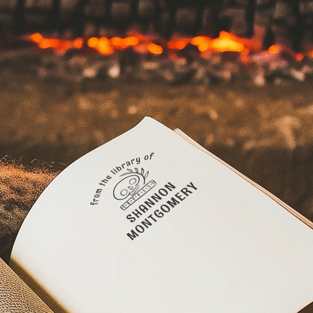 Skull aus der Bibliothek Ihres Namenbuchs Permastempel (Stamp Mock-up)