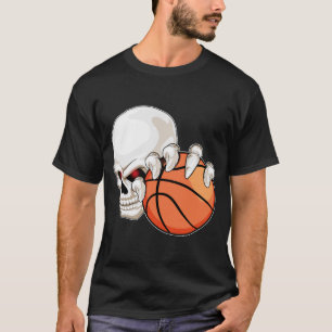 Skull Basketball-Spieler Basketball T-Shirt