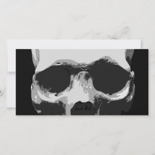 Skull Black & White Pop Art