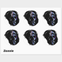 SKULL Blue Lila