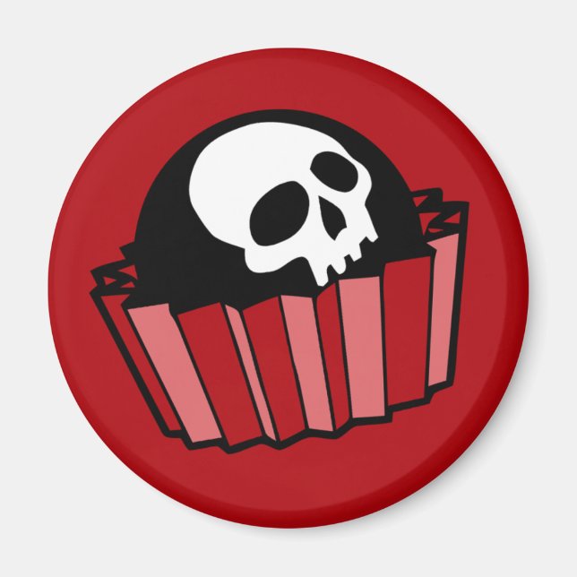 Skull Bonbon Magnet (Vorne)