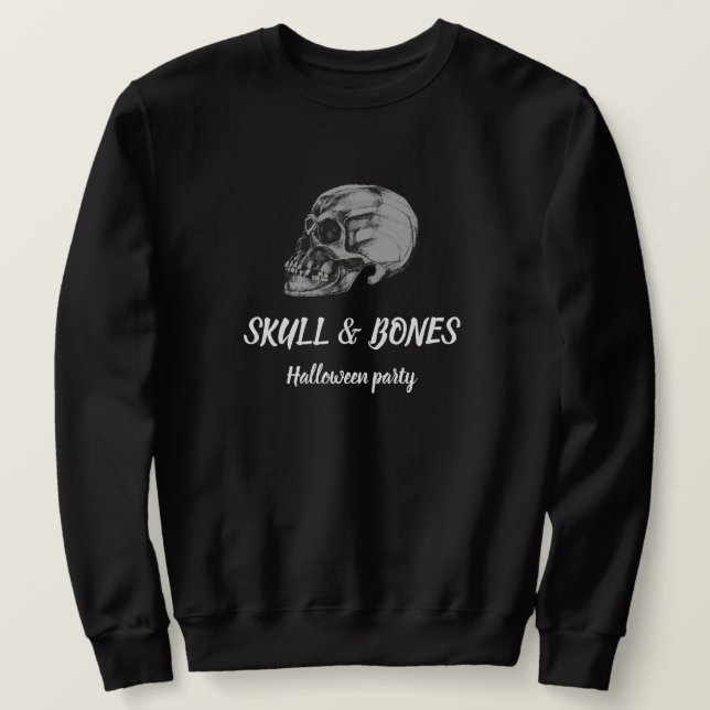 Skull & Bones Halloween Sweatshirt (Design vorne)
