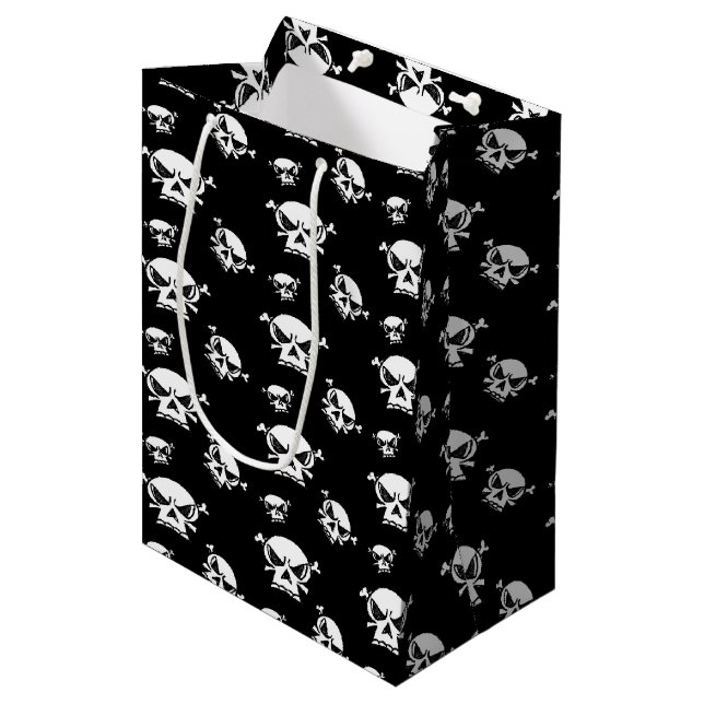 Skull Boys Mittlere Geschenktüte (Vorderseite Schrägansicht)