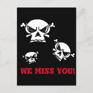 Skull Boys Postkarte