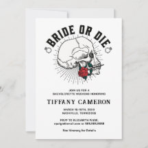 Skull Bride oder Die Gothic-Junggeselinnen-Abschie