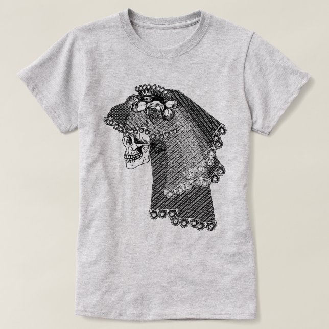 Skull Bride T - Shirt (Design vorne)