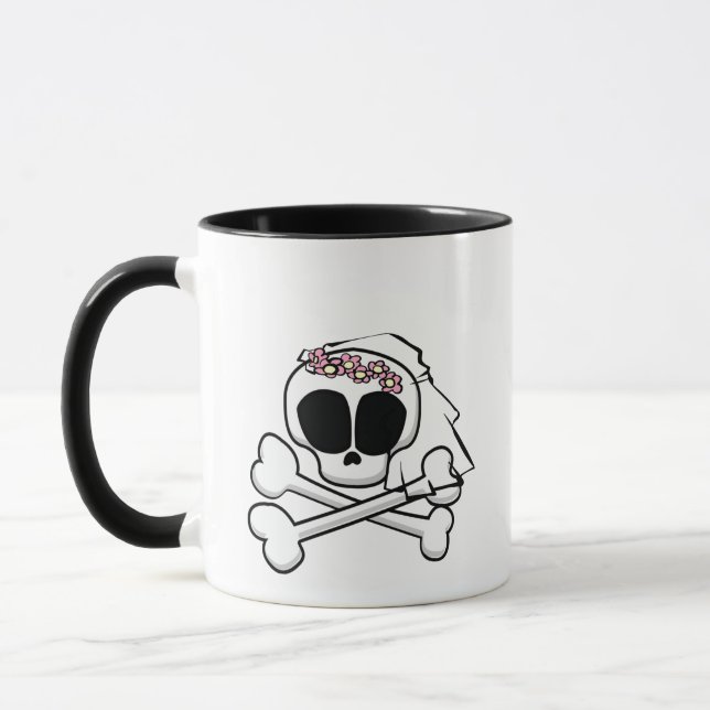 Skull Bride Tasse (Links)