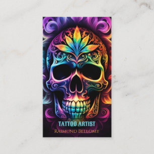 Skull Business Card Visitenkarte