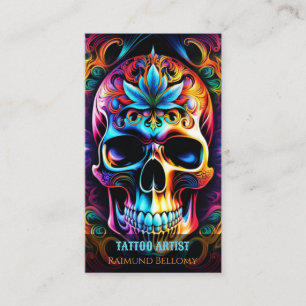 Skull Business Card Visitenkarte