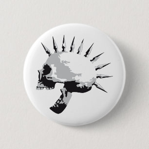 skull button
