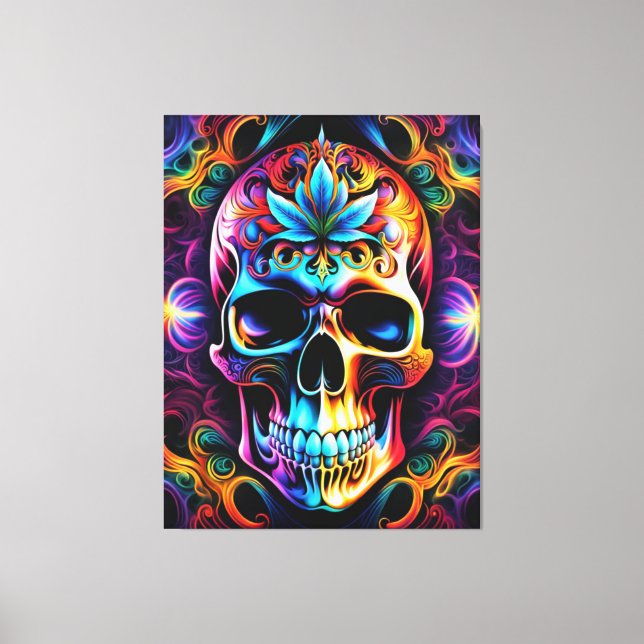 Skull Canvas Print Leinwanddruck (Vorderseite)