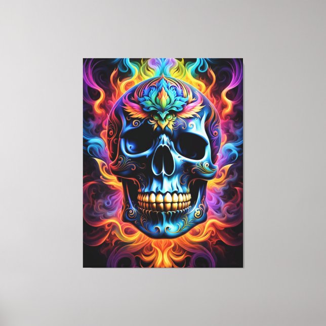 Skull Canvas Print Leinwanddruck (Vorderseite)