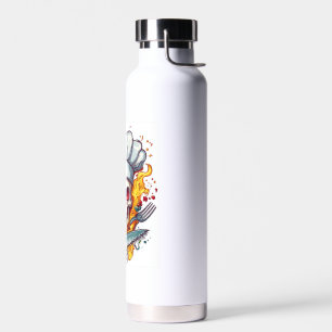 Skull Chef Küchenmeister Trinkflasche