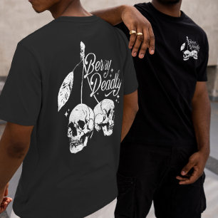 Skull Cherry Spooky und Sweet Gothic Halloween T-Shirt