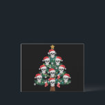 Skull Christmas Tree Pajama Cool Skeleton Santa Feiertagspostkarte<br><div class="desc">Skull Christmas Tree Pajama Cool Skelett Weihnachtsmannmütze Xmas</div>
