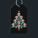 Skull Christmas Tree Pajama Cool Skeleton Santa Geschenkanhänger<br><div class="desc">Skull Christmas Tree Pajama Cool Skelett Weihnachtsmannmütze Xmas</div>