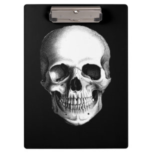 SKULL CLIPBOARD KLEMMBRETT
