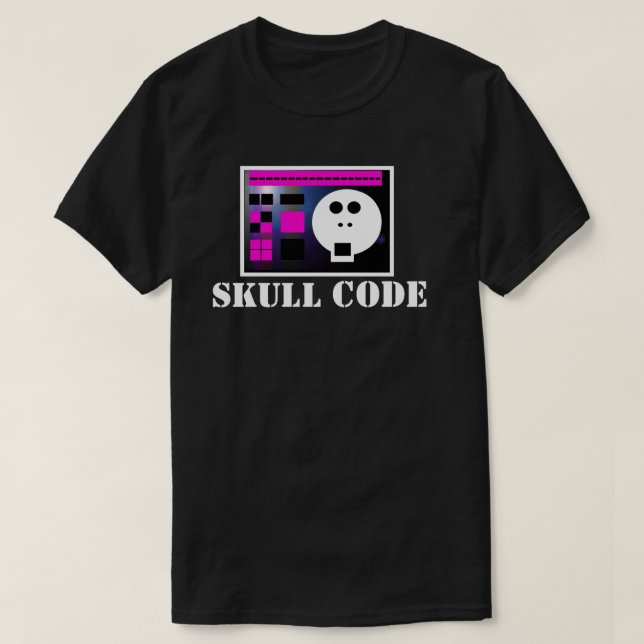 Skull Code V4: Skullnskin Graphics Tee By J.H.T. (Design vorne)