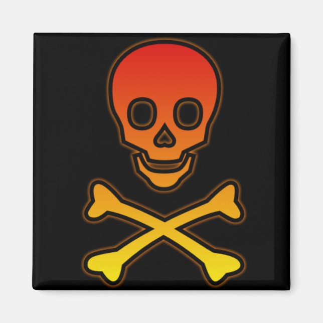 Skull/Crossbones Magnet (Vorne)