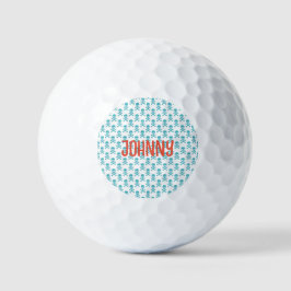 Skull Crossbones Pirate NAME Sport Bunter Spaß Golfball