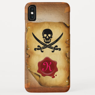 SKULL CROSSED SCHWERTER MONOGRAM Wachs Siegel Perc Case-Mate iPhone Hülle