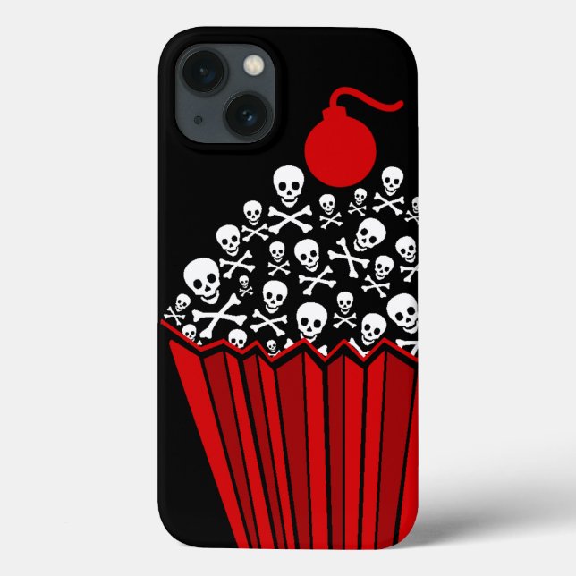 Skull Cupcake Case-Mate iPhone Case (Rückseite)