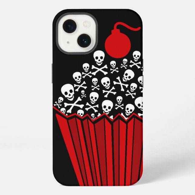 Skull Cupcake Case-Mate iPhone Case Hülle (Rückseite)