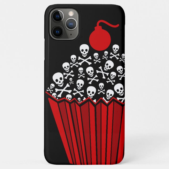 Skull Cupcake Case-Mate iPhone Hülle (Rückseite)