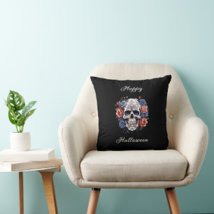 💀 Skull Design Pilze ☠️ Kissen