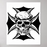 Skull-Dorn-Krone-Kunst