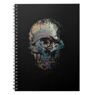 SKULL EYE SKELETON HALLOWEEN GIFT NOTIZBLOCK