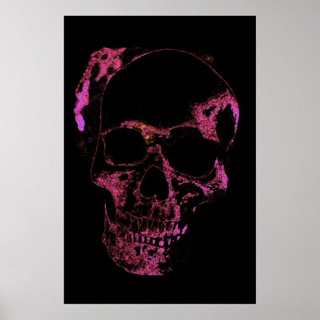 Skull Fantasy Art Poster (Vorne)