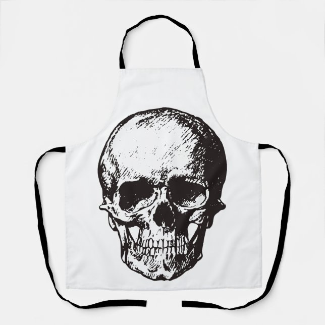 Skull Fantasy Art Rock Punk Heavy Metal Schürze (Vorderseite)