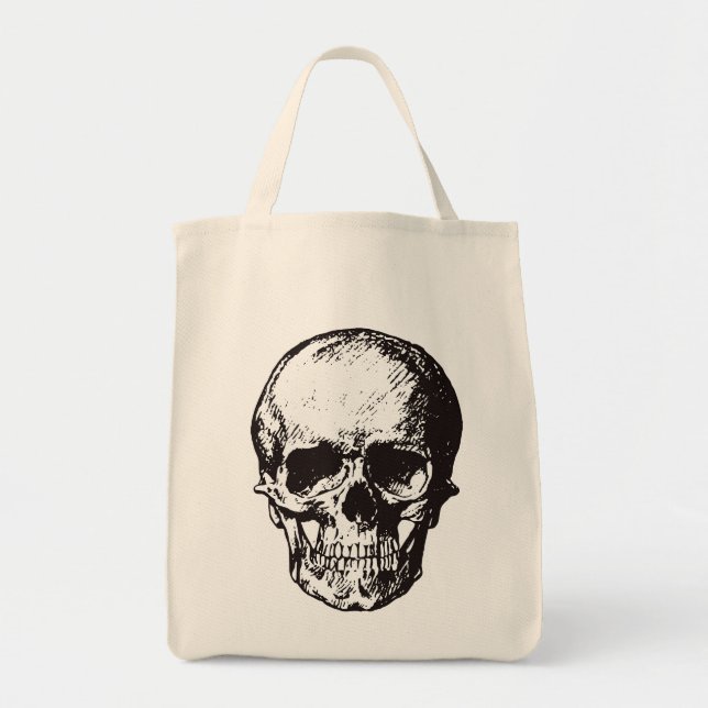 Skull Fantasy Art Rock Punk Heavy Metal Tragetasche (Vorne)