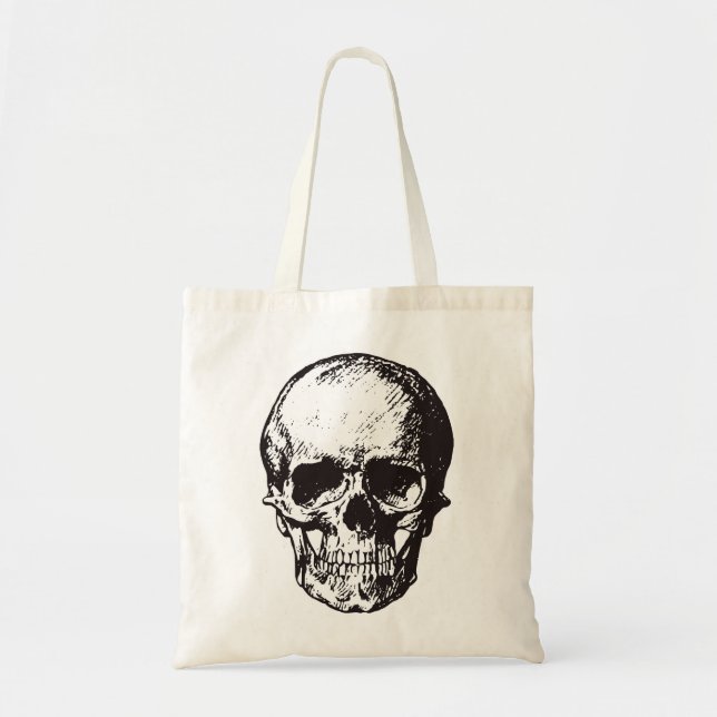 Skull Fantasy Art Rock Punk Heavy Metal Tragetasche (Vorne)