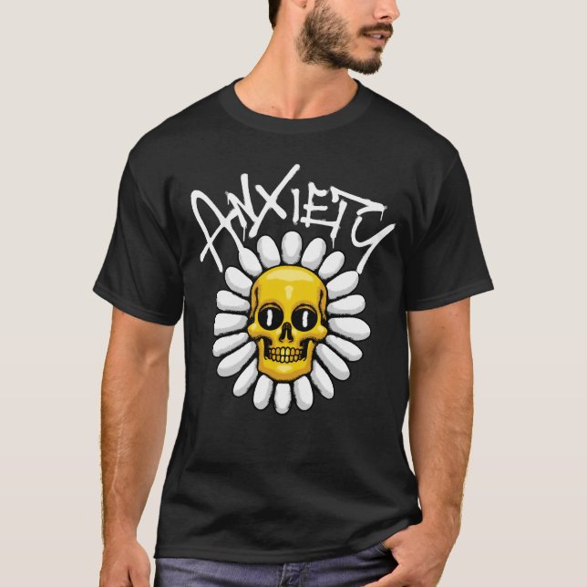 Skull Flower Streetwear T-Shirt (Vorderseite)