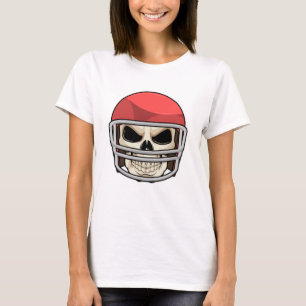 Skull Football Helm T-Shirt