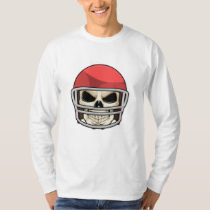 Skull Football Helm T-Shirt