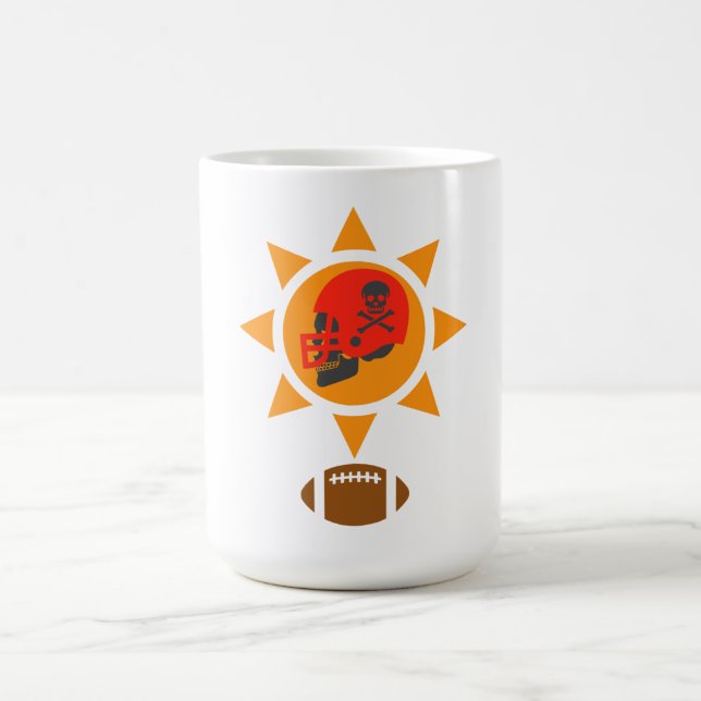 Skull Football Kaffeetasse (Mittel)