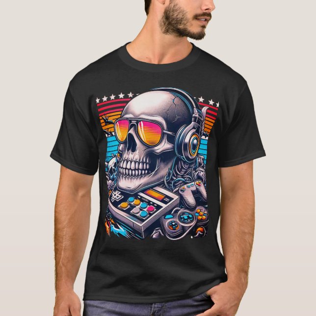 Skull Gamer T - Shirt (Vorderseite)