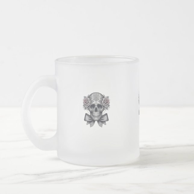 Skull Glass Mattglastasse (Links)
