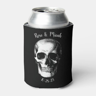 Skull Gothic Halloween Hochzeit Dosenkühler