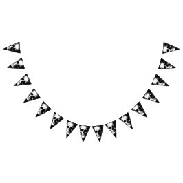 Skull Gothic Halloween Hochzeitsjagd Wimpelkette