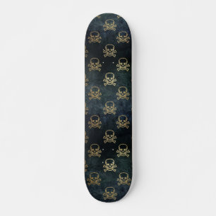 Skull gothique et skateboard os